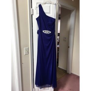 Blue formal gown